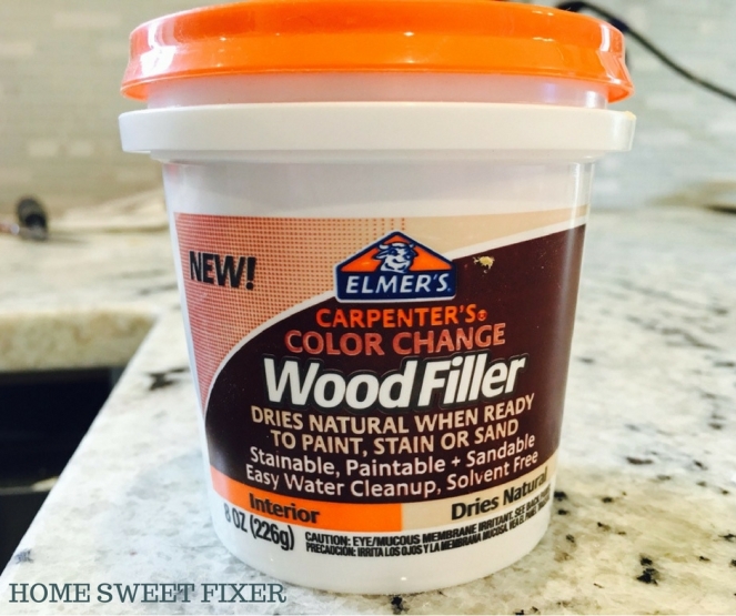 Elmer's Wood Filler-HOME SWEET FIXER